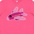 thumbnail image 4 of Inktastic Girls Pink Airplane Pilot Youth T-Shirt, 4 of 5