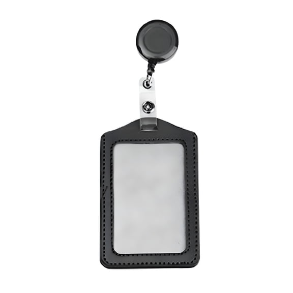 XIBUFE 1 Set Heavy Duty Badge Holder with Retractable Reel, Retractable Id Badge Holders with Clip Name Key Card Holder Case for Nurse Doctor Office Gift for Coworkers