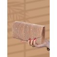 thumbnail image 5 of REMANLAND Women's Satin Evening Clutch, Beige, 5 of 7