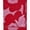 Unikko Red, variant on MARIMEKKO Unikko Terry Cotton Hand Towel Red Floral Pattern Hand Towels 28 in x 20 in