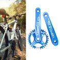 thumbnail image 4 of Juego de Bielas para Bicicleta de Montaña, Aleación de Aluminio Cónica Cuadrada de 170 Mm Bielas Azul 32T DYNWAVEMX Platos y bielas de bicicleta de montaña, 4 of 7