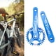 thumbnail image 4 of Bielas de bicicleta de montaña 170 mm 104BCD Bielas cónicas cuadradas CNC Aleación de aluminio para Bielas Azul 32T Cola Platos y bielas de bicicleta de montaña, 4 of 5
