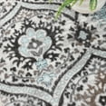 thumbnail image 4 of Superior Oriental Vintage Floral Damask Power-loom Indoor Runner Rug, 2'7"x12', Turquoise, 4 of 7
