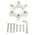 thumbnail image 2 of Steering Wheel Accessories, 70mm Steering Wheel Adapter Plate Aluminium Alloy Quick Installation Colorfast with Hex Wrench for 13-14 Inch Steering Wheel, 2 of 8