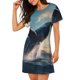 thumbnail image 2 of Disketp Dancing Whale para Camisón Corto de Manga Corta para Mujeres, Camisón Cómodo con Escote Redondo, Bonito y Confortable, 2 of 6