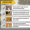 thumbnail image 4 of SIKA USA Sikaflex Mortar Fix, Polyurethane, Limestone, Industrial Sealant, 10.1 fl. oz, 4 of 6