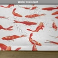 thumbnail image 6 of Ambesonne Fish Place Mats Set of 4, Koi Shoal Marine, Standard Size, Orange, 6 of 6