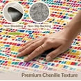 thumbnail image 6 of ODIKA 8'x10' Vibrant Multicolor Mosaic Pattern Washable Area Rug Dynamic Abstract Squares with Style for King Size Bedroom Under Bed, Master Suite, Non-Shedding, Easy Care, 6 of 7
