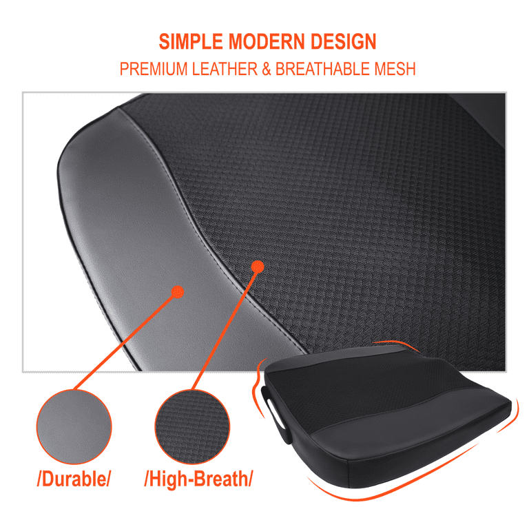 ANSDMO Memory Foam Car Seat Fill Cushion-Car Seat Cushion for Car Seat Driver - Low Back & Tailbone Pain Relief Car Seat Pad - for Car Travel, Long