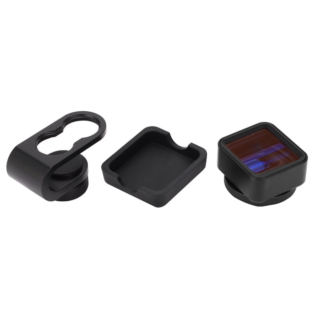 Lente Anamórfica Móvil, Aleació de Aluminio 1.55x Deformación de Lente de Pantalla Panorámica para Teléfonos Inteligentes para Tableta