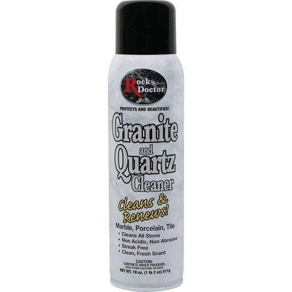 Rock Doctor Granite Cleaner - Streak-Free, Antibacterial Spray - 4 Pack, 18 oz Each