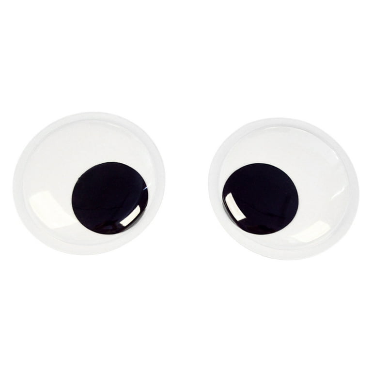 Benvo 7 inch Giant Googly Eyes Self Adhesive 18cm Big Wiggle Eyes Large Sticky Eyes for Party Decorations Refrigerator Door Christmas Trees Lawns Car