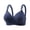 Dark Blue-B, variant on Penkiiy Push Up Bras for Women No Underwire Plus Size Comfort Breathable Full Coverage Padded Bralette Soft Everyday Bra 2XL Pink