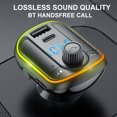 thumbnail image 2 of Car 5.0 MP3 Modulator Player Wireless Handsfree Audio Receiver Dual USB Fast 3.1A MP3 Music Player TF/U Disk, 2 of 7