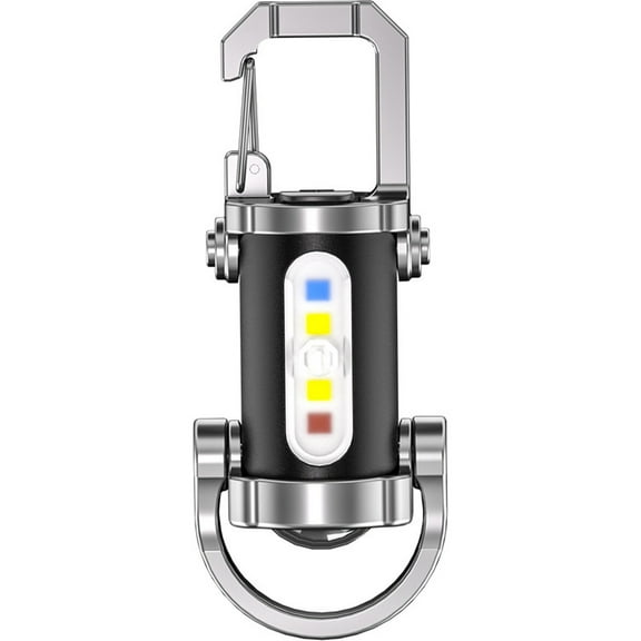 Yooshoverk USB Flashlight Mini Rechargeable Keychain for Car Outdoor Use