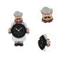thumbnail image 3 of Reloj de pared de chef, reloj decorativo, adorno creativo moderno, reloj de escritorio para sala de estar, panadería, restaurante, cafetería, decoraci, 3 of 8