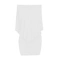 thumbnail image 4 of JIAYUE Women's Dress Solid Color Slim Fit Casual Off Shoulder Ruffled Mini Suitable For Everyday Wear Stylish Female Dresses, 4 of 4