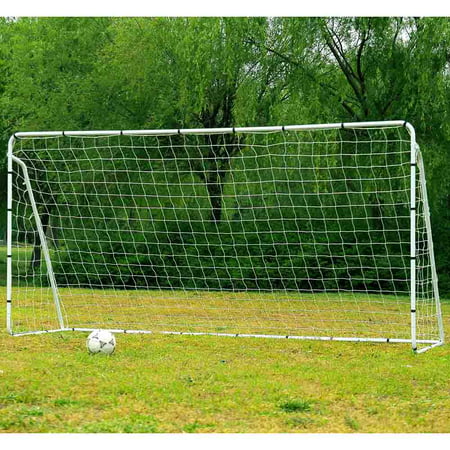 Zimtown 12' x 6' Portable Steel Soccer Goal (Best Garden Football Goals)