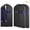Black-2PCS, variant on Hengbo 2 PCS Travel Garment Bags 43 inch Gusseted Hanging Garment Bags Heavy Duty Garment Bag Gusseted Suit Bags For Men Travel With Handles for Clothes Coats Jackets Shirts