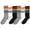 Rainbow, variant on Angelina Rainbow Crew Socks (6-Pairs)