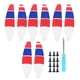thumbnail image 1 of RC Drone Hélice Cuchillas Kit de tornillos Accesorios Repuestos aptos para DJI MAVIC Mini DroneRojo y azul, 1 of 9