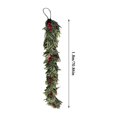 thumbnail image 3 of 6ft Artificial Christmas Garland with Red Berries, Faux Greenery Garland for Holiday Decor, Indoor Outdoor Use on Fireplace, Mantle, Stairs, Festive Season Decoration, 3 of 7