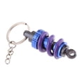 thumbnail image 1 of Llavero Titular en apariencia Amortiguador Portátil de Motocicleta Púrpura azul kusrkot Llaveros de metal, 1 of 5