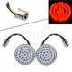 thumbnail image 4 of Luz indicadora de señal de giro para motocicleta 1156 1157, insertos LED estilo bala de 2", luces de panel, lámpara para Harley Dyna Sportster Softail, 4 of 4