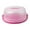 rose red, variant on CUTICATE Round Cake Carrier Fits 10" Cakes Cake Transport Container Cake Keeper Stand rose red