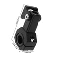 thumbnail image 2 of STRANDCHIC 2Pcs Bicycle Flashlight Mount Motorcycle Rearview Mirror Bracket Extender Metal 3.9x1.9x1.2in, 2 of 6