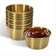 thumbnail image 1 of 6 Tazas de Salsa para Mojar Acero Inoxidable 2 Onzas, Mini Tazones Salsa, Condimentos Metal Reutilizables, Recipientes Ramequines (Dorados), 1 of 5