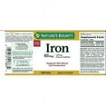 thumbnail image 3 of Nature's Bounty Iron 65 mg Tablets 100 Tablets (Pack of 2), 3 of 3