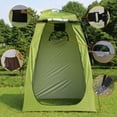 thumbnail image 5 of TOMSHOO Portable Outdoor Shower Bath Changing Fitting Room Tent Shelter Camping Beach Privacy Toilet,Army Green, 5 of 7