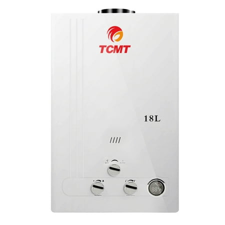TCMT 4.8 GPM 18L Tankless Water Heater LPG Liquid Propane Gas Instant Hot Boiler with Digital (Water Heater Best Price)