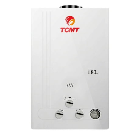 TCMT 4.8 GPM 18L Tankless Water Heater LPG Liquid Propane Gas Instant Hot Boiler with Digital (Best Propane Boiler Furnace)