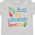 thumbnail image 4 of Inktastic My Aunt in Wisconsin Loves Me Boys or Girls Toddler T-Shirt, 4 of 5