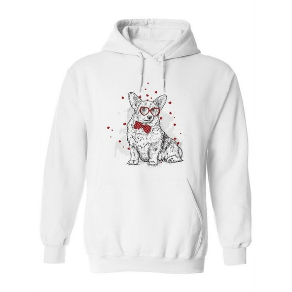 Dogs And Hearts Hoodie Women -Image by Shutterstock, Female 3X-Large