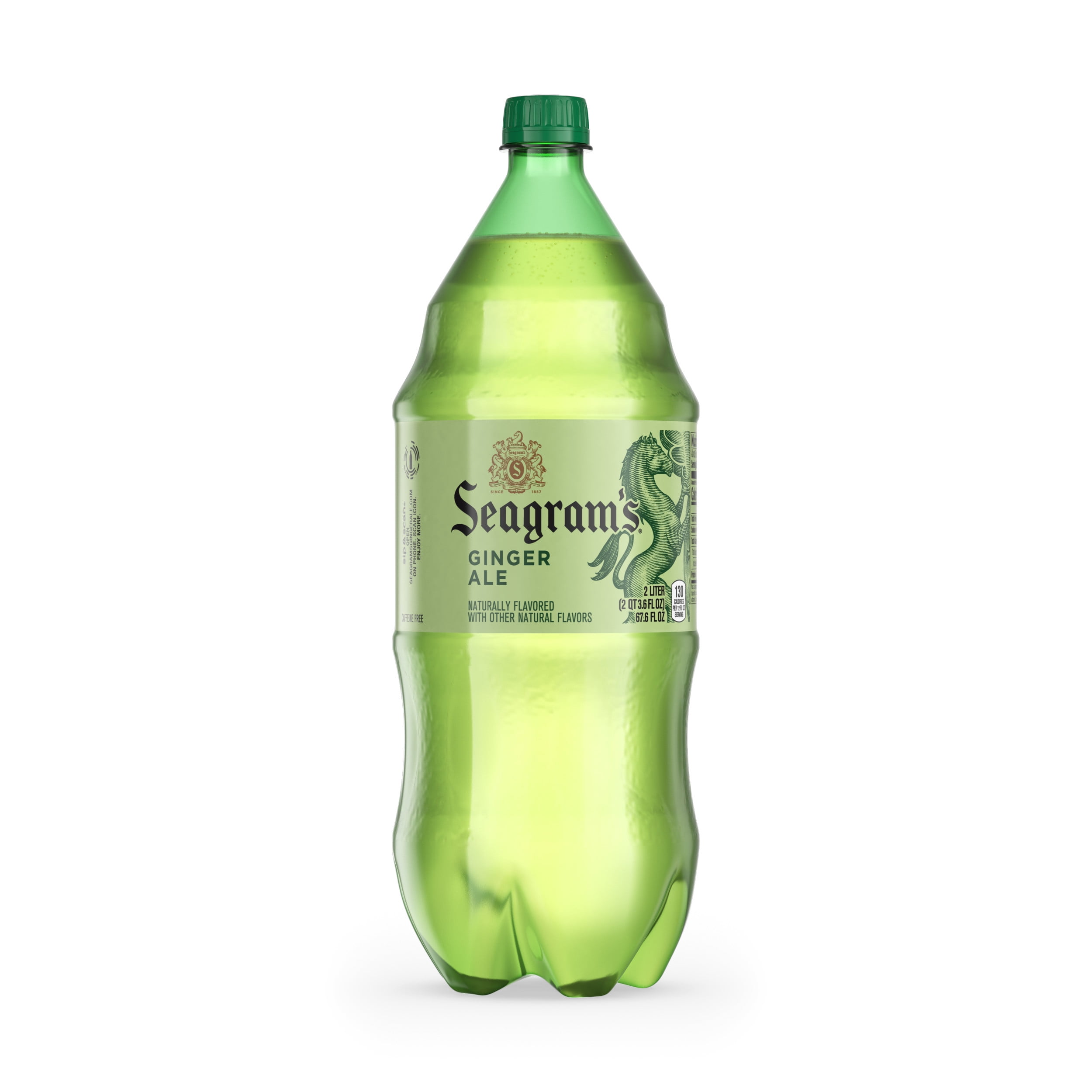 Seagrams Ginger Ale Soda Soft Drink, 2 Liters