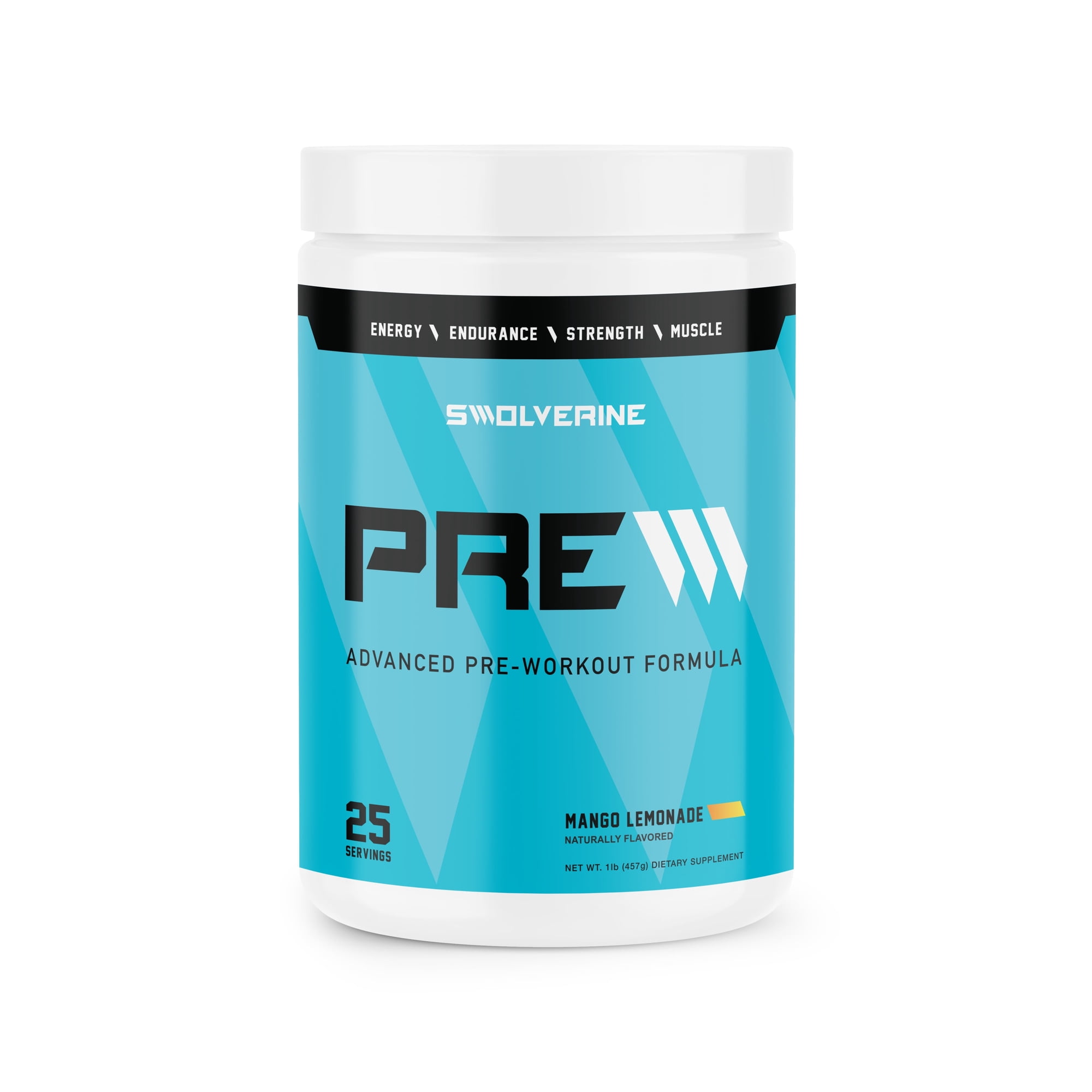 PRE - Advanced Pre Workout Formula Non-Stim - Mango Lemonade - 25 Servings