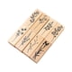 thumbnail image 4 of Kit de 8 sellos de goma de madera con diseño floral de , 6,5 x 2,2 x 2,5 cm, accesorios, 8 patrones diferentes para tarjetas de felicitación,, 4 of 8