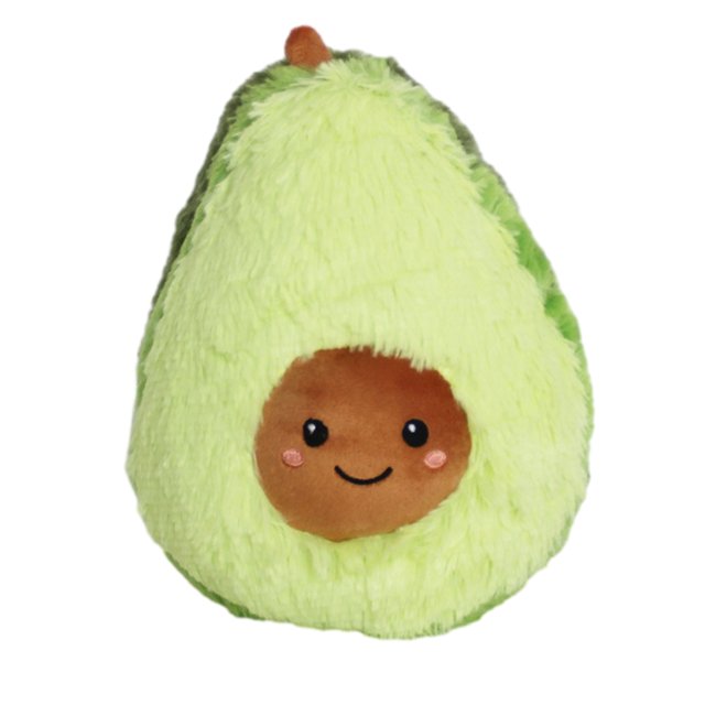 Moyic Lindo cojín de aguacate, juguete y abrazable para niños y adultos, juguete de cojín de felpa cosido Juegos de cama palta 30cm 0.23kg