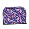 thumbnail image 2 of Picia Skull mushroom rainbow Print 2 Slice Toaster Cover , Toaster Protector Dustproof Kitchen Appliance Cover, Kitchen Appliance Dustproof Protector, 2 of 7