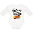thumbnail image 3 of Inktastic Kayaking Future Kayaker Boating Boys or Girls Long Sleeve Baby Bodysuit, 3 of 5