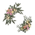 thumbnail image 3 of 2 guirnaldas de flores artificiales para boda, elegantes y realistas. Púrpura, 3 of 9