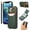 Green, variant on Allytechgroup Wallet Case for iPhone 12 Pro / 12 6.1" with Credit Card Slot, RFID Blocking PU Leather Flip Case with Lanyard & Kickstand Shockproof and Anti-Scratch Bumper for Women Girls, Pink