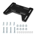 thumbnail image 1 of Mistaha Black Aluminum Alloy Engine Mount Bracket Plate for Go-Kart, Easy Installation, Lightweight Design, Compatible with Various Motor Sizes, 1 of 6