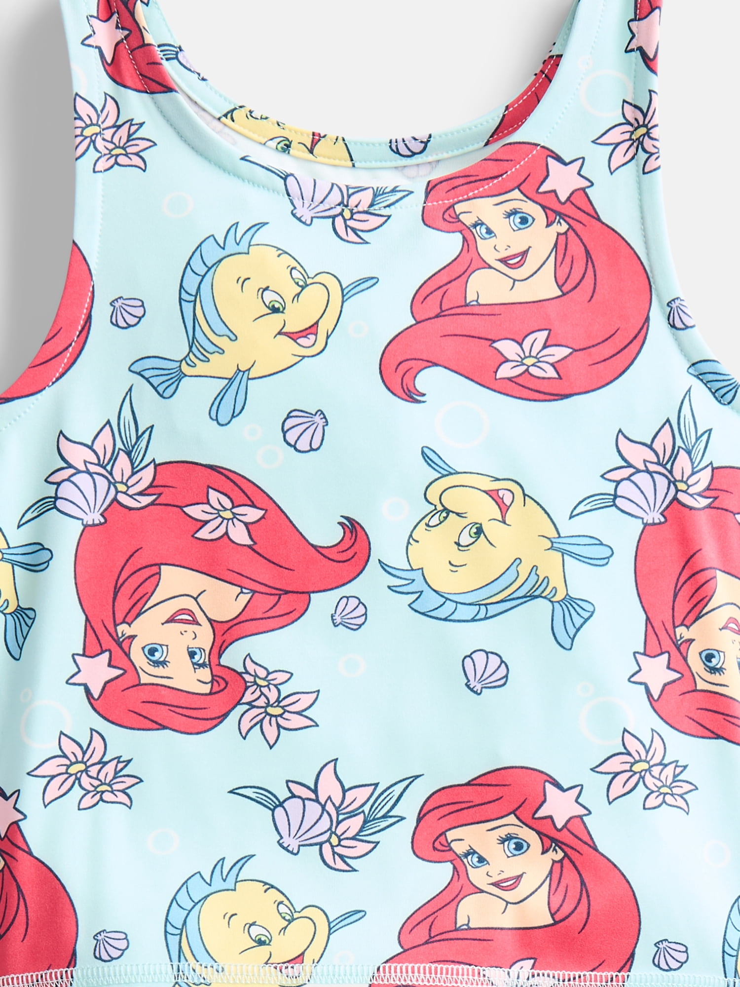 The Little Mermaid Toddler Girls' Active Tank Top and Skort Set, 2-Piece, Sizes 12M-5T