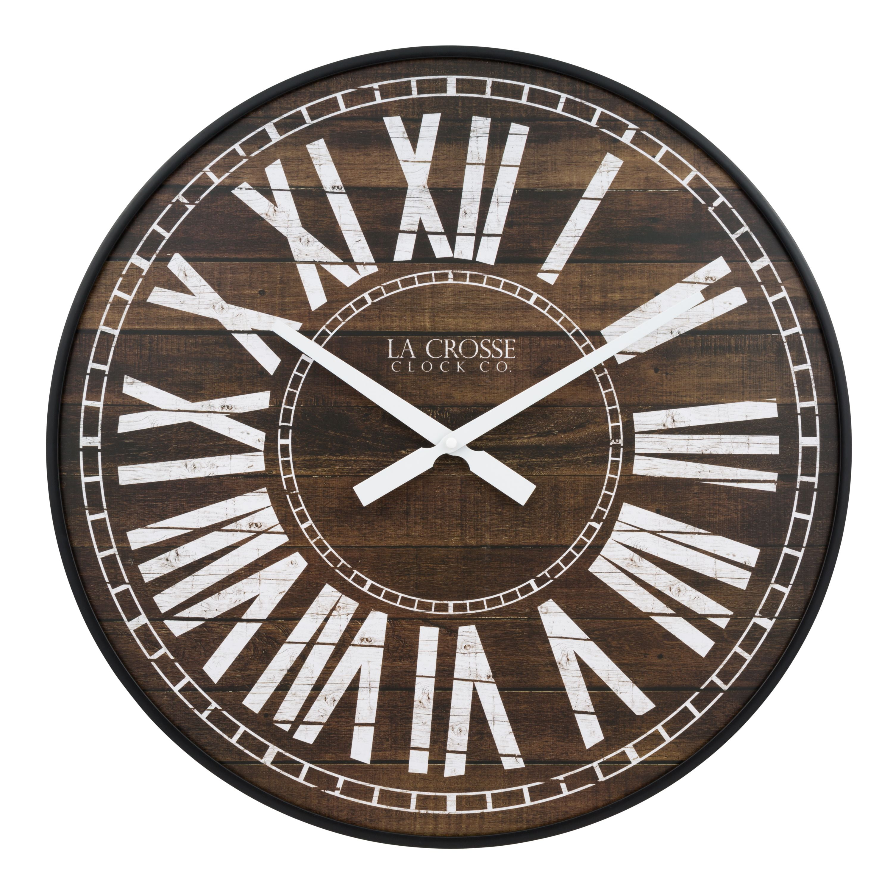 La Crosse Clock BBB81427 21 Inch Liam Quartz Wall Clock