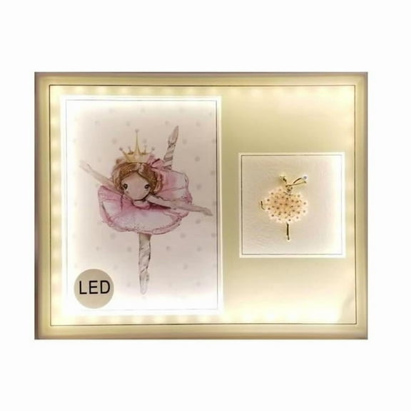 Ballerina LED Lit Picture Frame