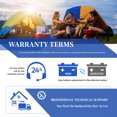 thumbnail image 7 of 12V 100Ah LiFePO4 Battery Deep Cycle Lithium Battery Built-in BMS Lithium Iron Phosphate Battery Rechargeable for RV Camping Emergency Backup Power Off Grid Applications, 7 of 7